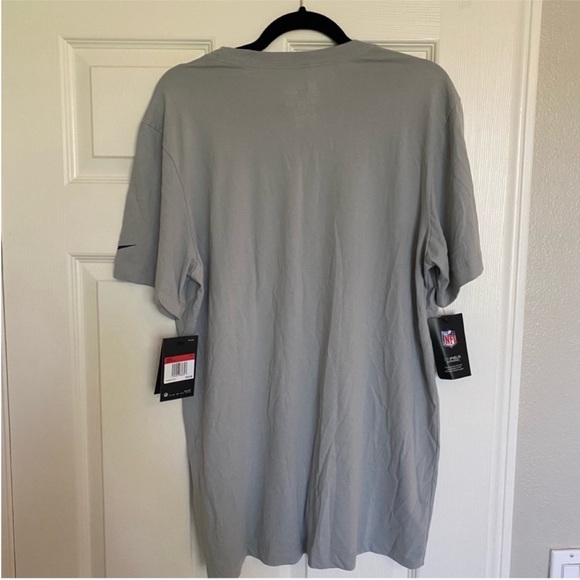 Men’s Gray NFL Denver Broncos Nike Dri Fit Short Sleeve Tee Size Large - Picture 5 of 9